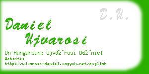 daniel ujvarosi business card